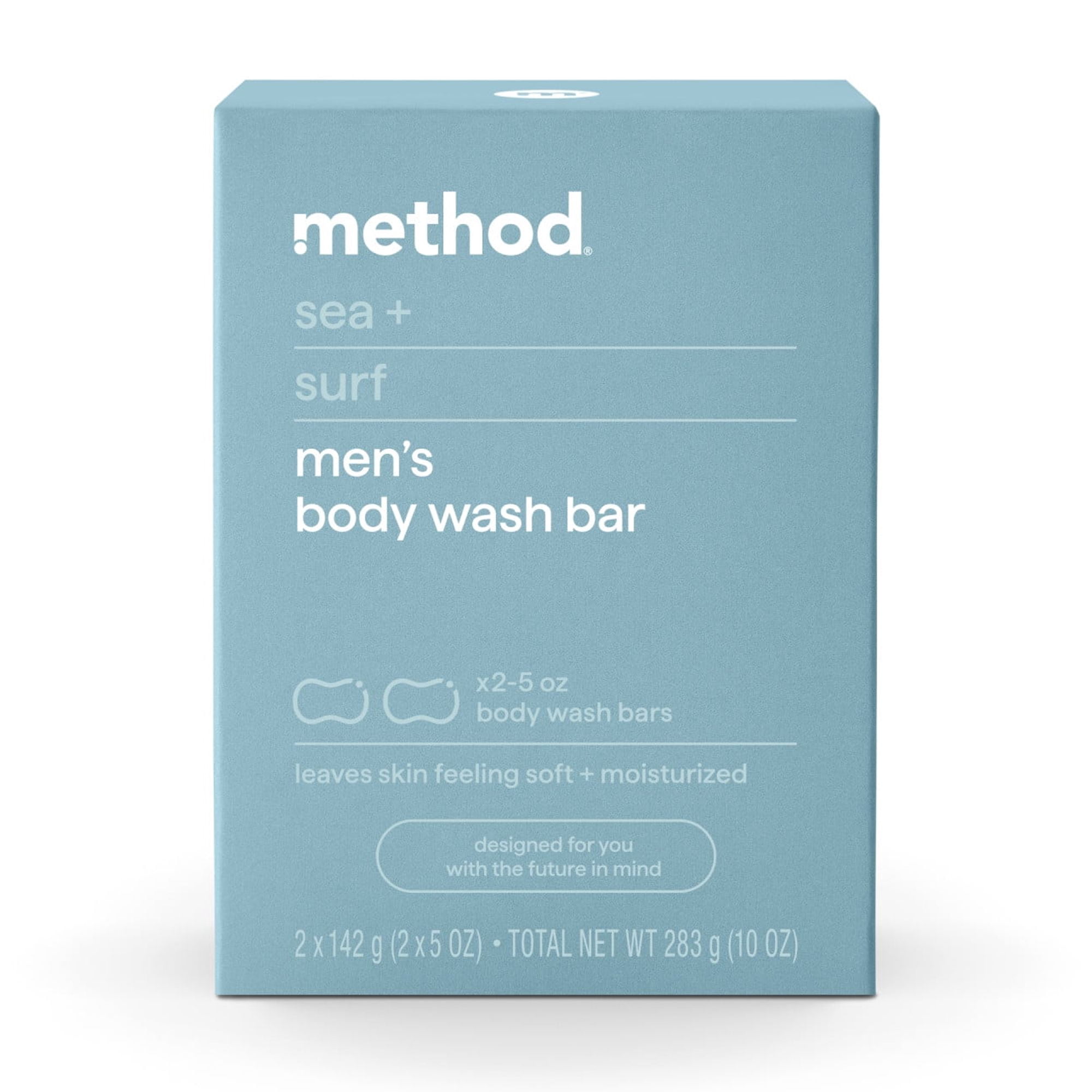 Method Bar Soap, Sea + Surf, 2 bars, 5 oz each