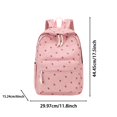 thumbnail image 5 of FDDMis Quilted Backpack for Women Travel Backpacks Theft Proof Backpack Mini Travel Backpack Technician Backpack Mens Black Backpack Mochila De Niña, Pink, 5 of 7