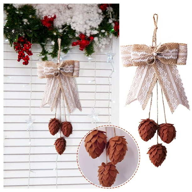 GARENAS 2025 Christmas New Products Pendant Christmas Tree Scene