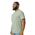 thumbnail image 3 of Gildan Softstyle Midweight Short Sleeve Cotton T-Shirt for Men, Sage, S, 3 of 5