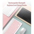 thumbnail image 2 of Combo de teclado y ratón inalámbricos Diyeeni Cute Bluetooth, 2 of 9