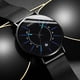 thumbnail image 2 of Reloj Geneva Business Hombres Relojes De Lujo Ultra Delgado Correa De Malla De Acero Inoxidable Analógico De Pulsera De Cuarzo, 2 of 4