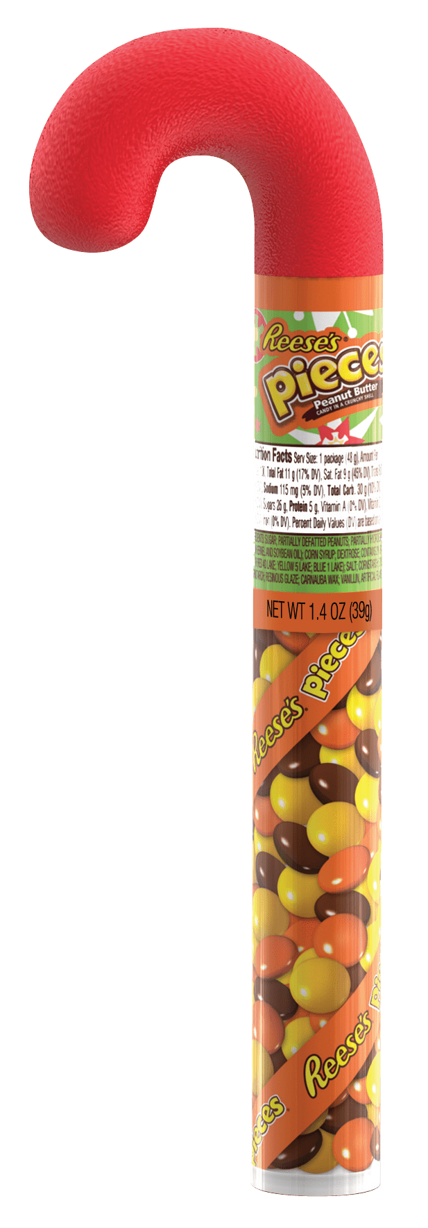Hershey's Reese Pieces Candy Cane
