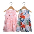 thumbnail image 4 of Vestido de niña Ropa infantil Ropa de casa Pijama de verano de seda de algodón para bebé Falda de princesa de playa para niña mc, 4 of 6