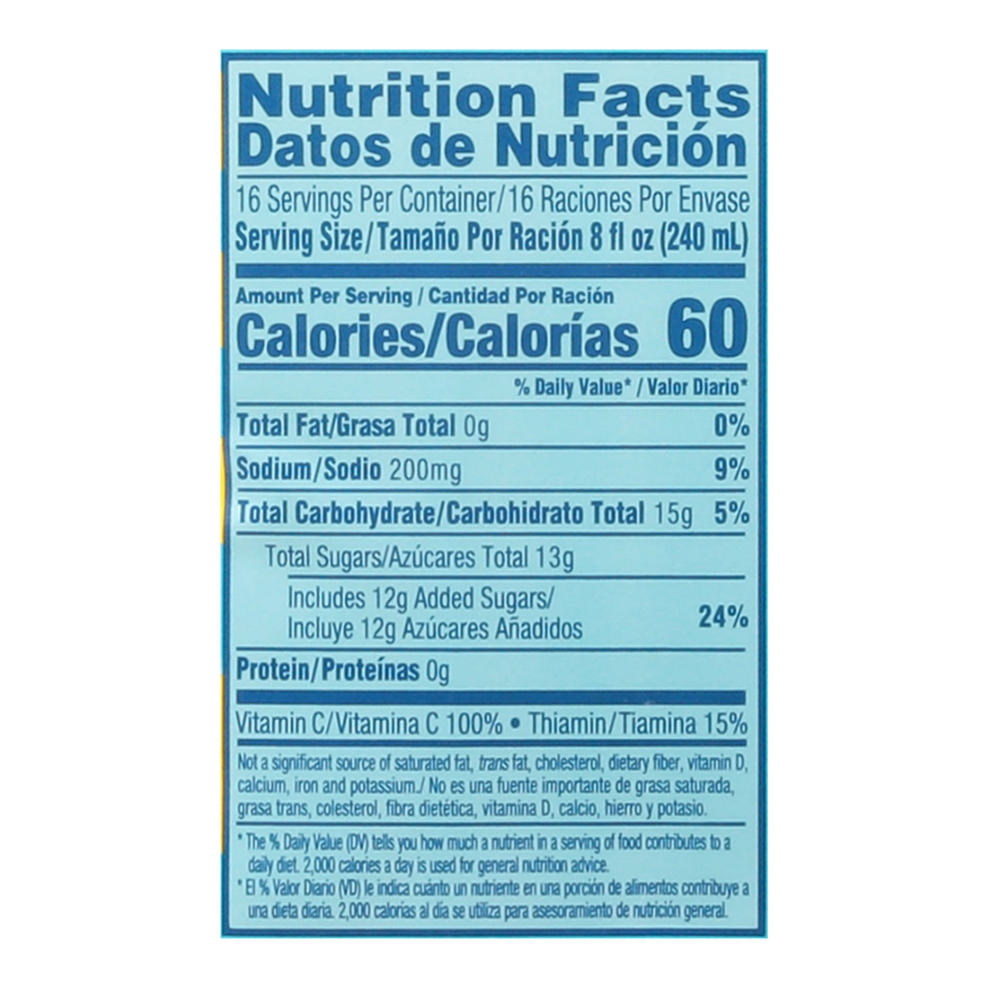 SunnyD Lemonade Juice Drink, 1 Gallon Bottle