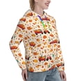 thumbnail image 2 of KLL Pumpkins On Red Car And Tractor for Womens Pullover Hoodie with Pocket Hooded Long Sleeve Shirts Sweatshirt for Women-Large, 2 of 7