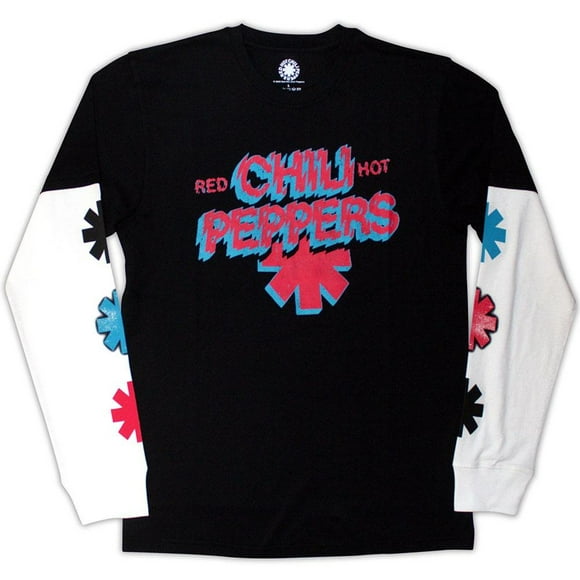 Red Hot Chilli Peppers Adult Shock Layered Long-Sleeved T-Shirt