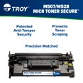 thumbnail image 2 of Cartucho de tóner MICR TROY M507/M528 de alto rendimiento negro de 10000 páginas, 2 of 5