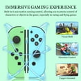 thumbnail image 4 of SIXGOLDHUA Game Controller for Nintendo Switch Controller, Switch Remote Joypad (L/R) Support Vibration/Motion Control/Wake-Up - Blue & Yellow, 4 of 7