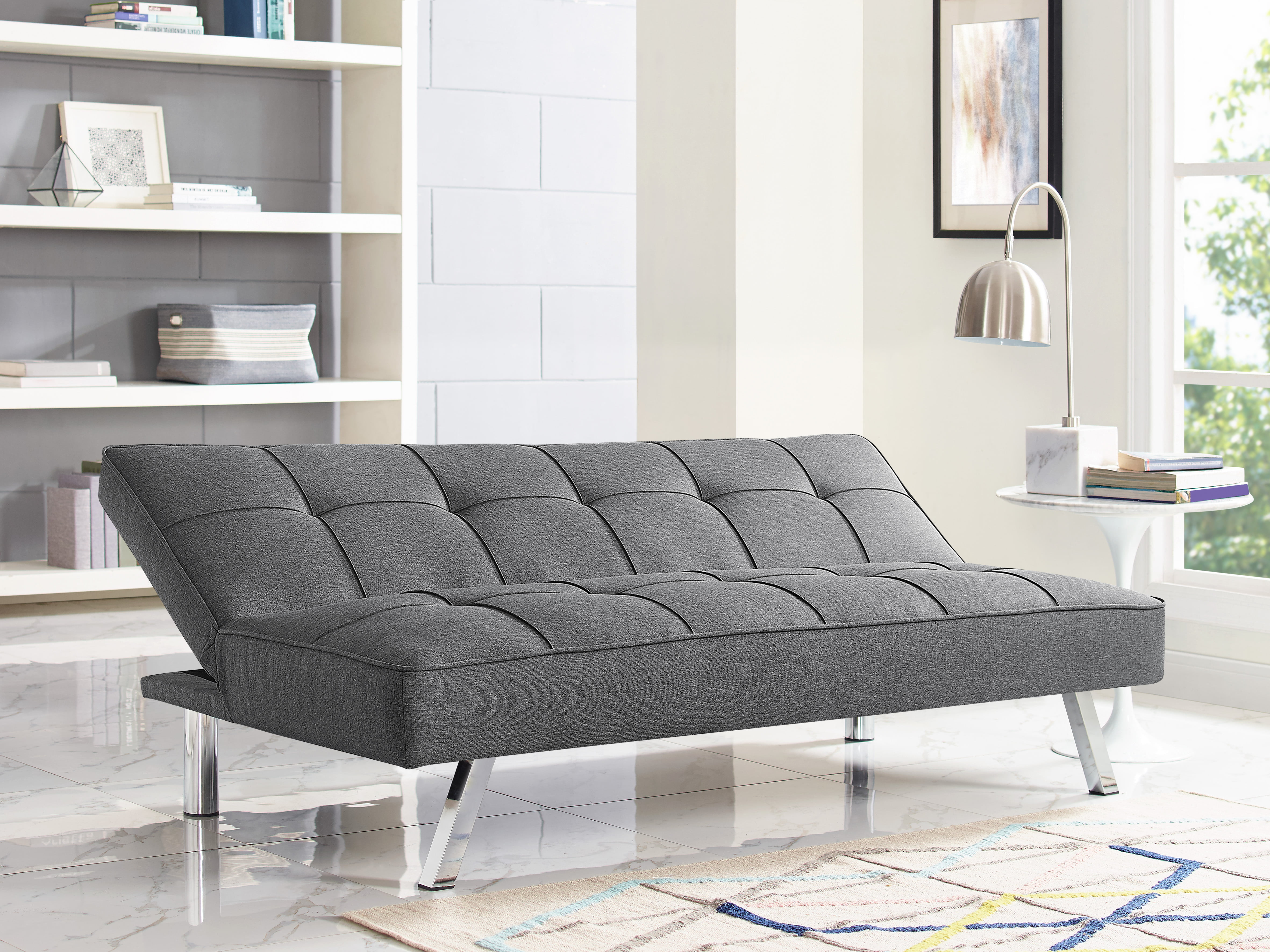 chelsea leather convertible sofa
