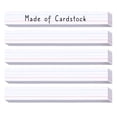 thumbnail image 1 of Cartulina blanca Sentence Strips Chell de 7,62 cm x 60,96 cm, paquete de 100, 1 of 7