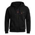 thumbnail image 5 of Men's Hooded Sweatshirt With Zipper Solid Long Sleeved Cardigan Casual Fashionable Coats, 5 of 8