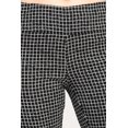 thumbnail image 5 of Zac & Rachel Black White Irregular Mini Square Print Fitted Pants, 5 of 5