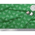 thumbnail image 2 of Soimoi Green Cotton Duck Fabric Insect & Floral Heart Decor Fabric Printed BTY 56 Inch Wide, 2 of 3