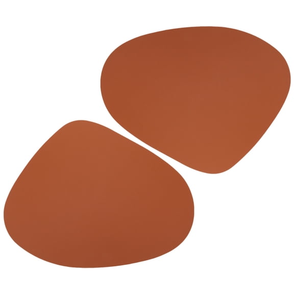 FOMIYES Set of 2 Brown Non- Placemats for Dining and Kitchen Table, Table