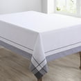 thumbnail image 3 of Saro Lifestyle Banded Border Tablecloth, 3 of 5