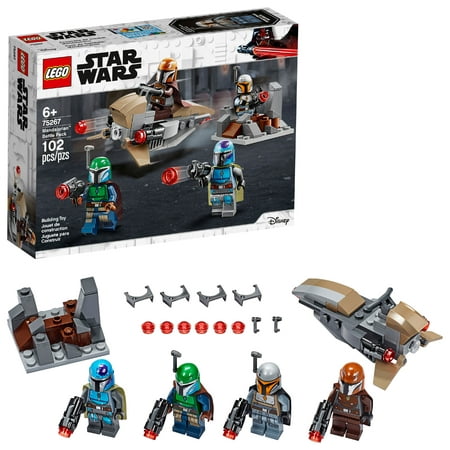 LEGO Star Wars Mandalorian Battle Pack 75267 Shock Troopers and Speeder Bike Building Kit (102 Pieces)