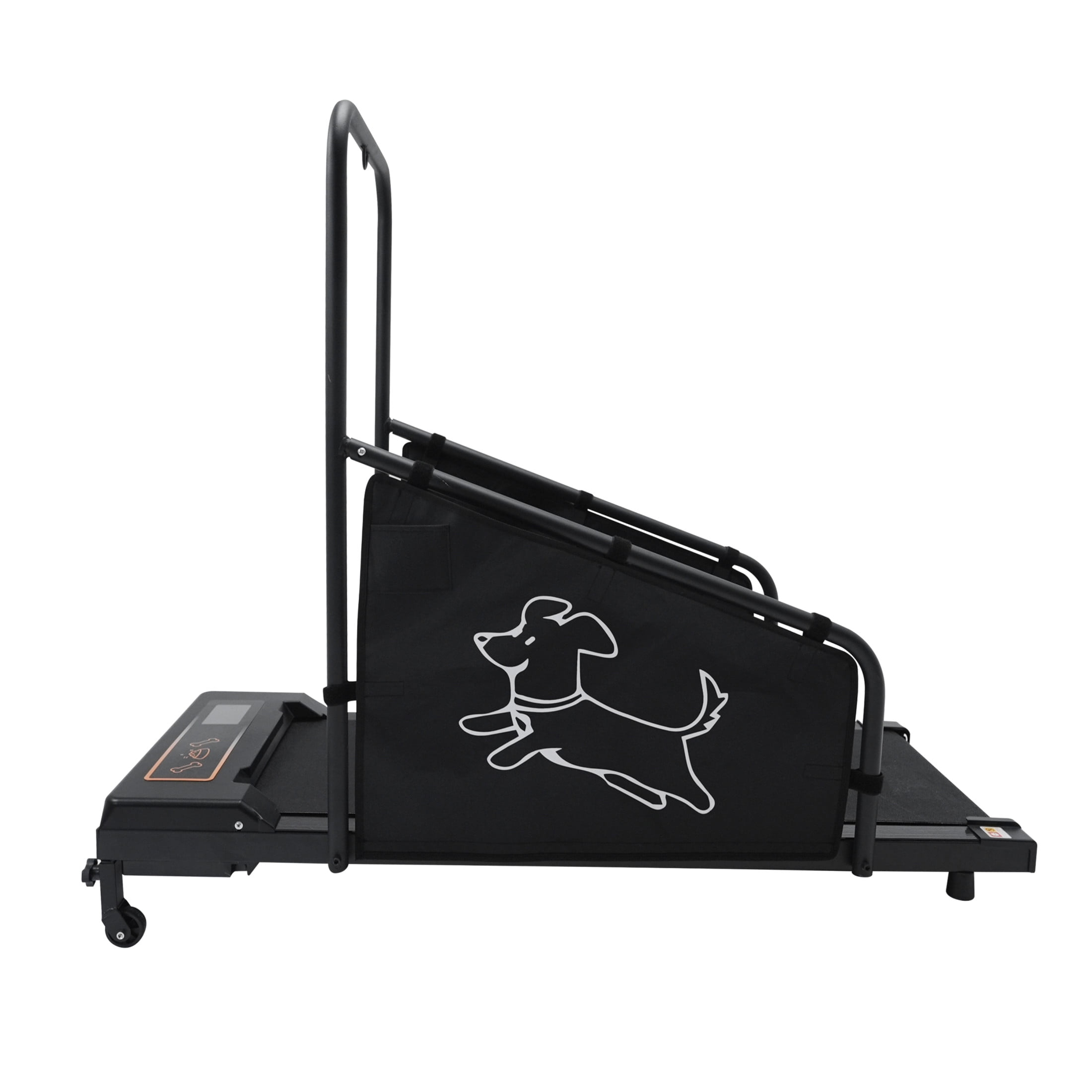 Noble House Treadmill for Medium Dogs, Quiet Dog Pacer Running Machine with Remote, LED Display for Home Use, Black