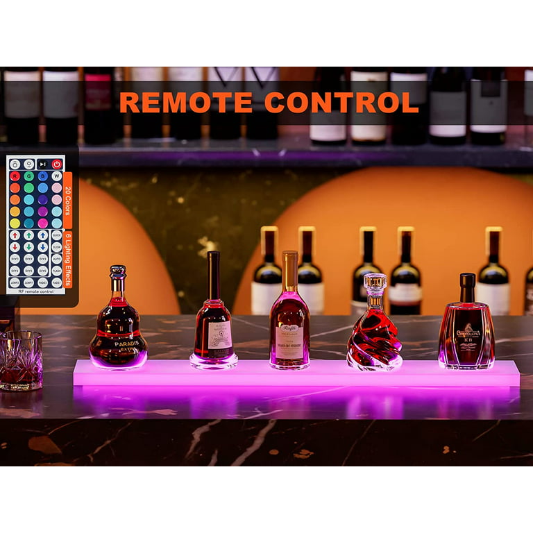 LED Light bar acrylic sparkling wine stand bottle display rack