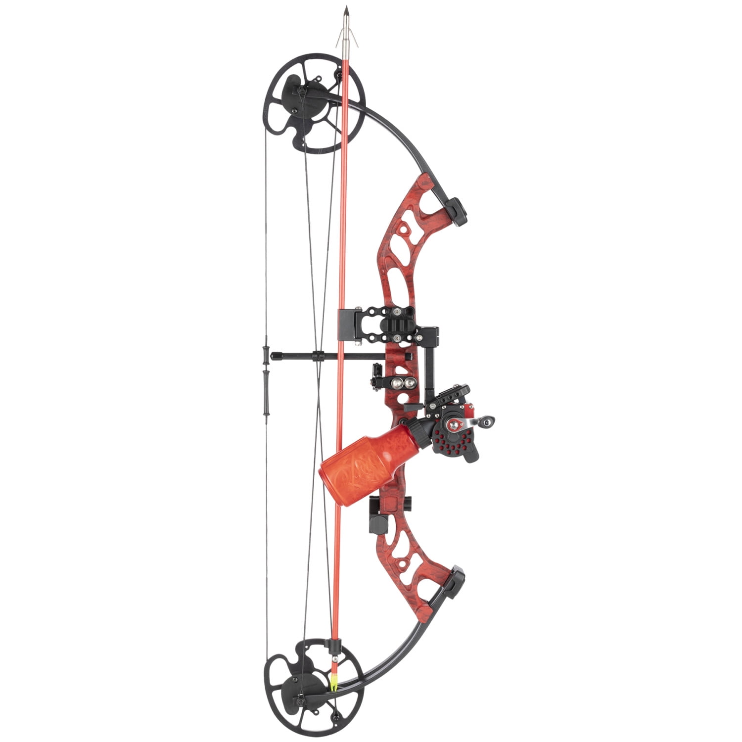 Cajun Sucker Punch Pro Red Adult Bowfishing Archery Bows