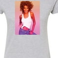 thumbnail image 3 of Whitney Houston - Gradient Photo - Juniors Fitted Graphic T-Shirt, 3 of 5