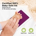 thumbnail image 4 of Baby Hand and Footprint Kit KeaBabies Inkless Ink Pad 4-Pack, 4 of 9