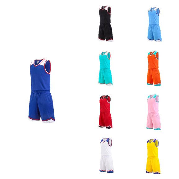 Unisex Youth Kids Boys Basketball Outfit Lightweight Basketball Tank Top and Track Shorts Sets Boy Summer Clothes