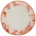 thumbnail image 3 of SAFAVIEH Martha Stewart Poppy Floral Border Area Rug, Cayenne Red, 9'6" x 13'6", 3 of 7