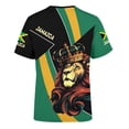 thumbnail image 4 of CONZONE Mens Jamaica Tshirts Short Sleeve T-Shirts for Men Crew Neck Graphic Casual Summer Tee Tops, 4 of 4