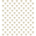 thumbnail image 3 of Fleur De Lis Duvet Cover Set, Fleur De Lis Pattern Vintage Flower Royal Design, Decorative 3 Piece Bedding Set with 2 Pillow Shams, Queen Size, White Camel, by Ambesonne, 3 of 3