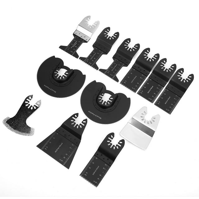 Oscillating Multi Tool,12pcs Universal High Carbon Wood Cutting Kit Saw Accessories High Capacity