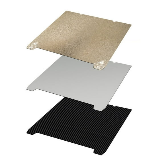 PEI PET Build Plate 3D Print Bed Textured PEI Surface   Smooth PET Surface Magnetic Spring Steel Flexible Platform Compatible with Ender-3 S1/ Ender-3 S1 Pro/End-5 S1/K1 3D Printers - 235*235MM