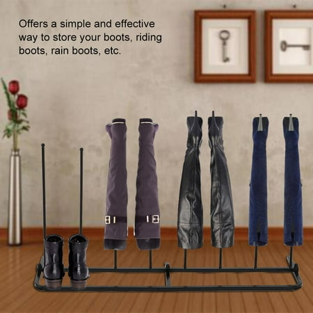 Boot Rack - Anauto Boot Rack Organizer Iron Floor Standing Storage Holder for Riding/Rain Boots Home Decoration, Boots Storage Rack, Boots Holder Rack