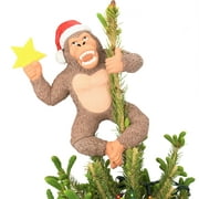 Tree Buddees King Kong Climbing The Tree Funny Christmas Tree Topper - Large 10"