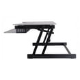 thumbnail image 3 of Rocelco Adjustable Standing Desk Converter with Retractable Keyboard Tray, 3 of 7