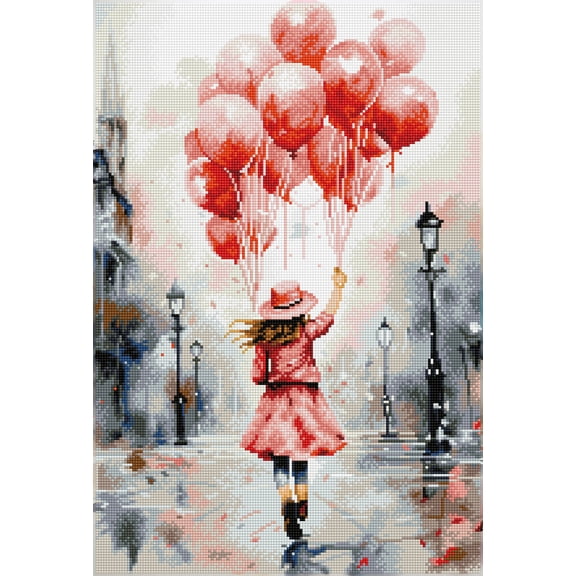 Diamond Dotz Celebration Diamond Painting Kits for Adults - Travel Diamond Art Kits a Relaxing Creative Craft Kit with Dotz Gems 24.4x16.5