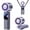 Gray-Purple, variant on JKCCZLL Handheld Fan Ice Cooling, Portable Turbo Fan with Ice-Cooler,, Rechargeable Foldable Hangable, 20000 RPM 4000mAh Battery, Small Personal Pocket Fan for Outdoor Travel with Metal Hanger,Pink