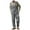 Gray, variant on Men's Casual Pants Winter Denim Style Snow Bib Overalls Distressed Insulated Ski Overalls With Adjustable Straps Windproof Snow Pants For Cold Weather Outdoor Wear Casual Pants