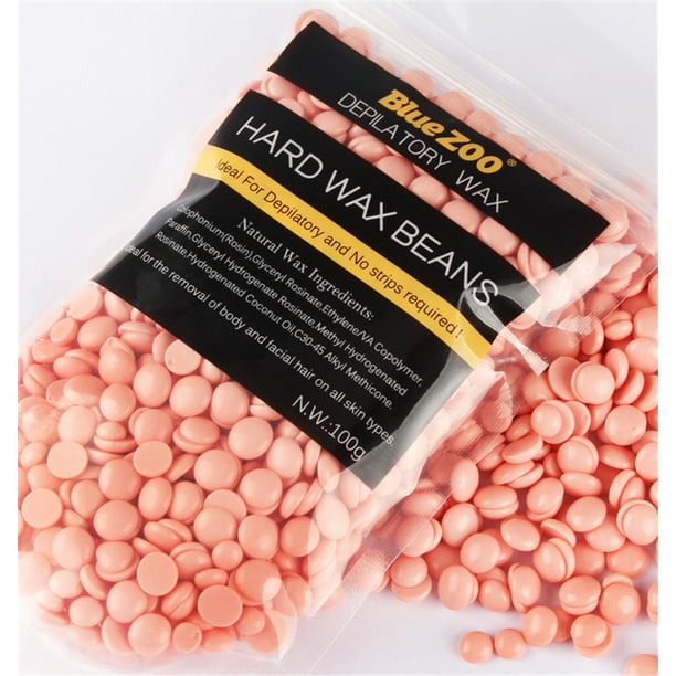 100g/Bag Hard Wax Beans Hair Removal Beads Painless,Rose 