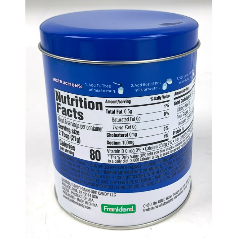 Frankford OREO Hot Cocoa Mix Gift Tin, 6 Ounces