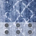 thumbnail image 4 of GlowSol 9' x 12' Area Rug Large Modern Geometric Rug Machine Washable Abstract Accent Rugs for Living Room Bedroom, Blue, 4 of 6