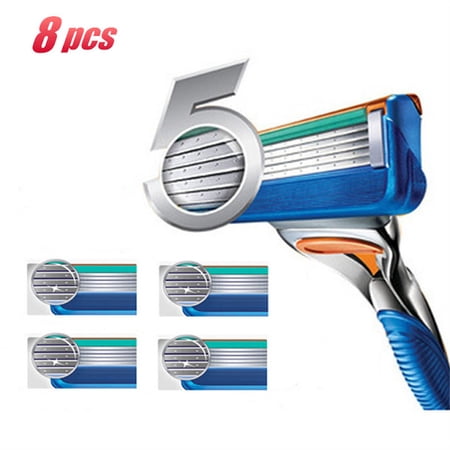 5-Blade Razor Blades, 8 Pack, Excel Blades Single Edge Scraper Blades