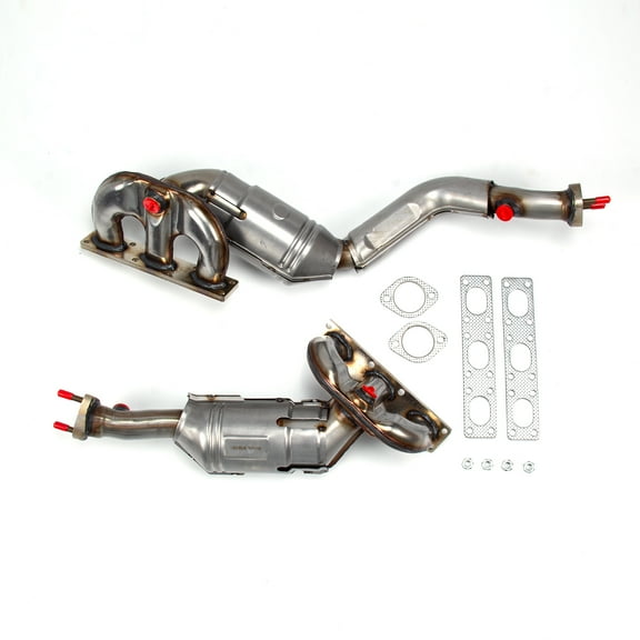 Pair Front Manifold Catalytic Converter Set For BMW 325i 325ci 2.5L 2001-2005 US