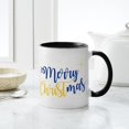thumbnail image 4 of CafePress - Merry Christmas Mug - 11 oz Ceramic Mug - Novelty Coffee Tea Cup, 4 of 4
