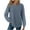 Light Blue, variant on UQJfacai Womens Tunic Tops Dressy Casual Long Sleeve Shirts Fall Winter Trendy Waffle Knit Crewneck Curved Hem Fashion Clothing