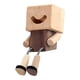 thumbnail image 3 of Figura de madera con pies temblorosos, decoración de escritorio, muñeca tambaleante, decoración de mesa Estilo A, 3 of 9