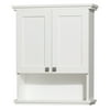 Wyndham Collection Acclaim 25" Wood Wall-Mounted Storage Cabinet in White