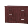 thumbnail image 3 of Home Furniture DD & PAM 6 Drawer Engineered Wood Dresser - Mahogany, 3 of 5