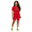 Red, variant on Akmipoem Women Outfit Set Tracksuit 2 Piece Biker Short Set Lips Grpahic Workout Gym Yoga Pants Suit