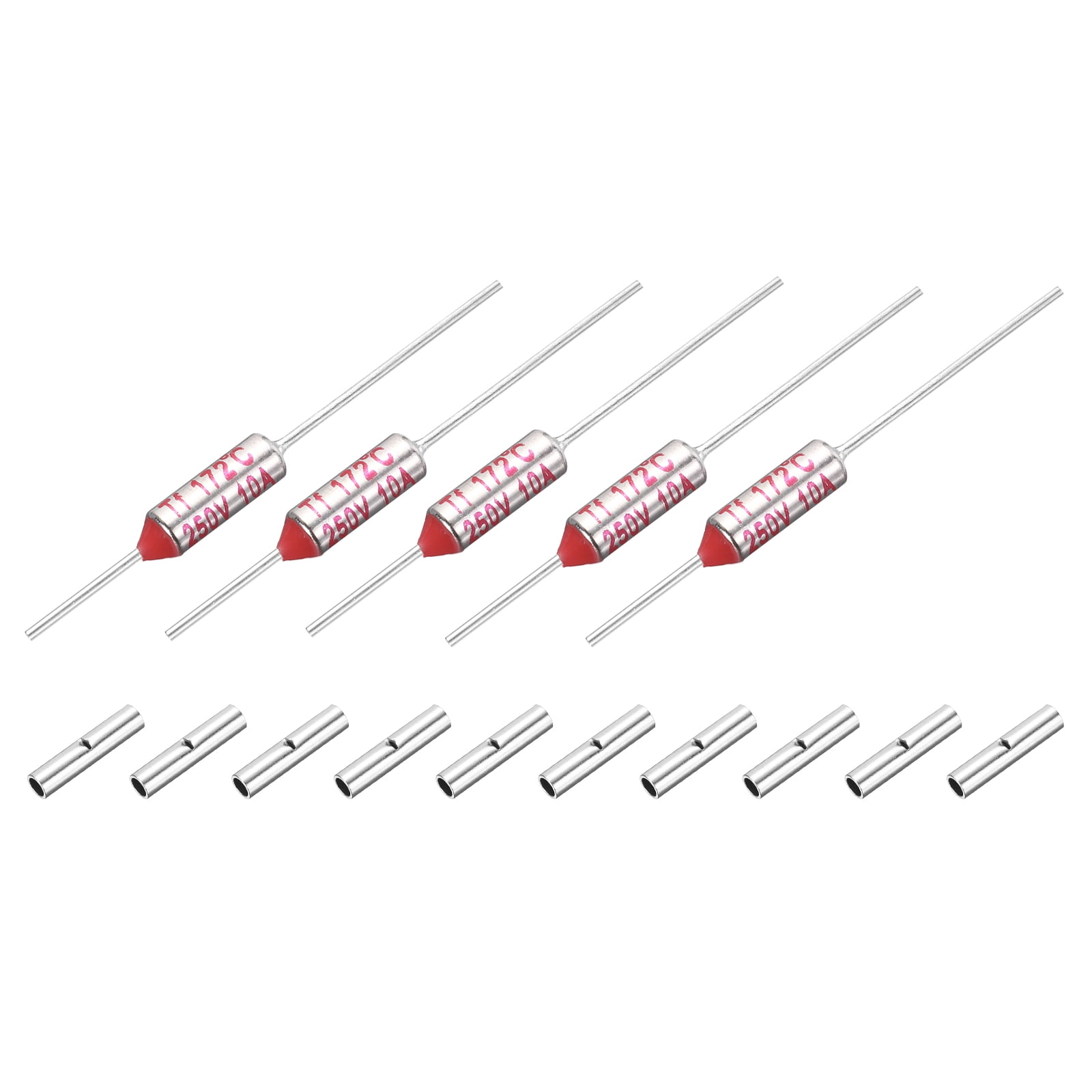 Uxcell 6Pcs Metal Temperature Thermal Fuse RY216 216 °C 420.8°F
